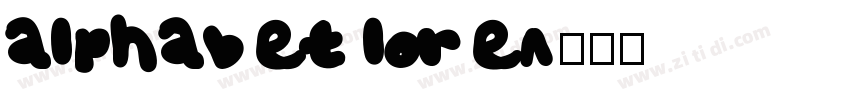 alphabet lore字体转换